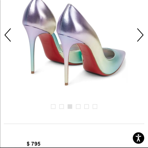 CHRISTIAN LOUBOUTIN Iriza 100 leather pumps 38.5 - SOLD OUT - Picture 4 of 9